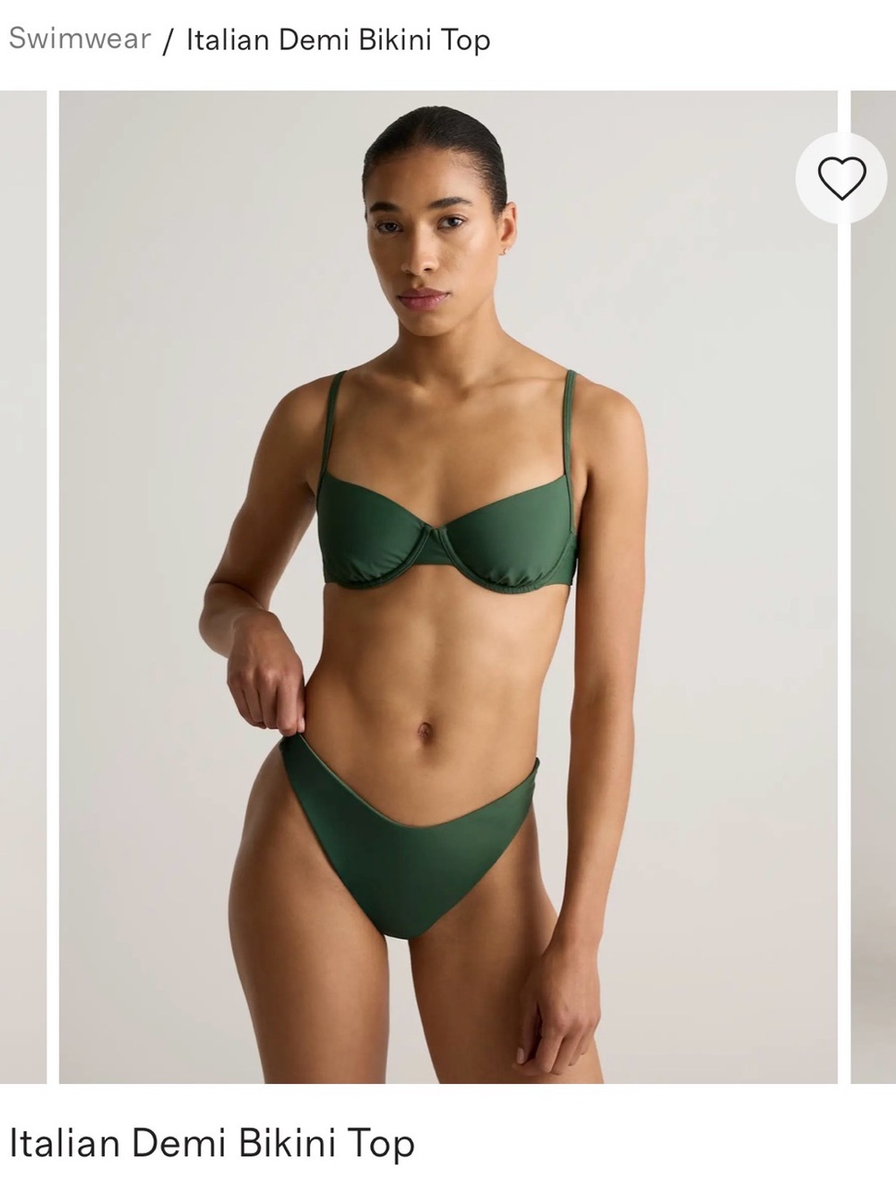 Quince Demi Bikini Top